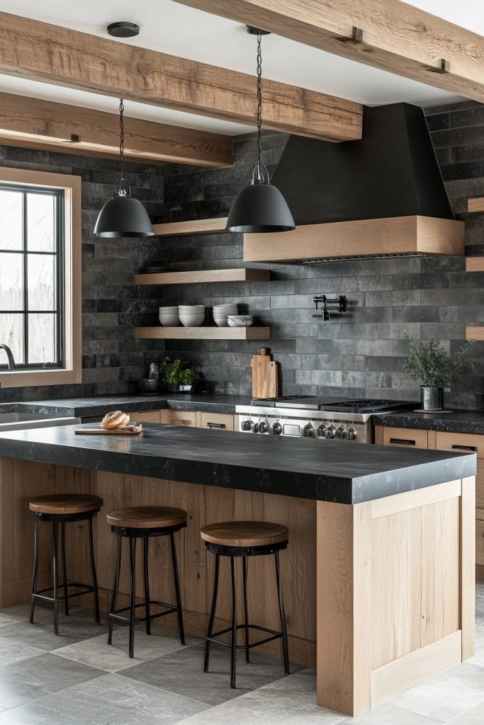 Modern Rustic Fusion Kitchen