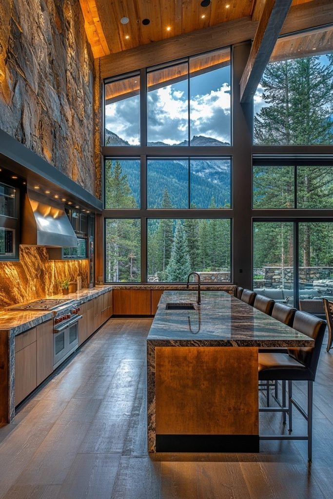 Mountain Modern Kitchen