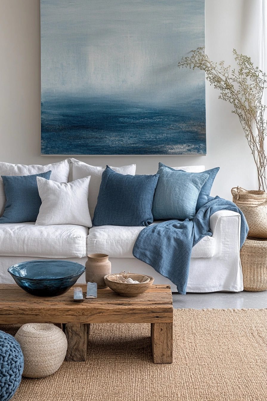 Nordic Home Decor Items For A Coastal Living Room preview
