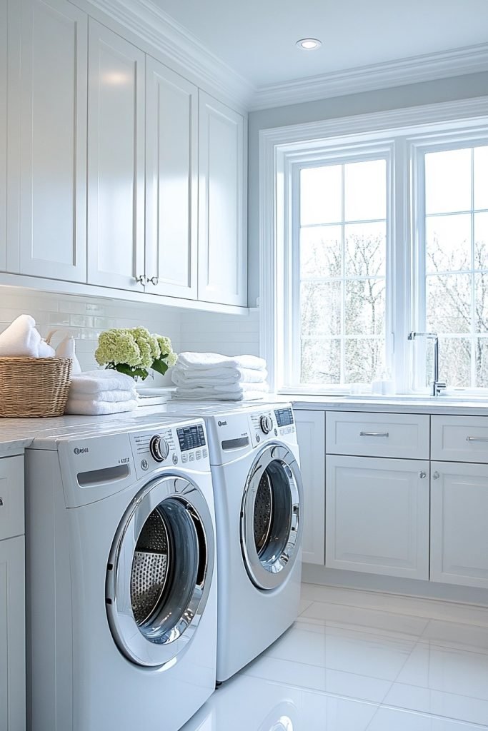 Nordic Light Laundry Room