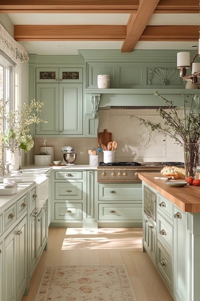 Pastel Green Lightness Kitchen