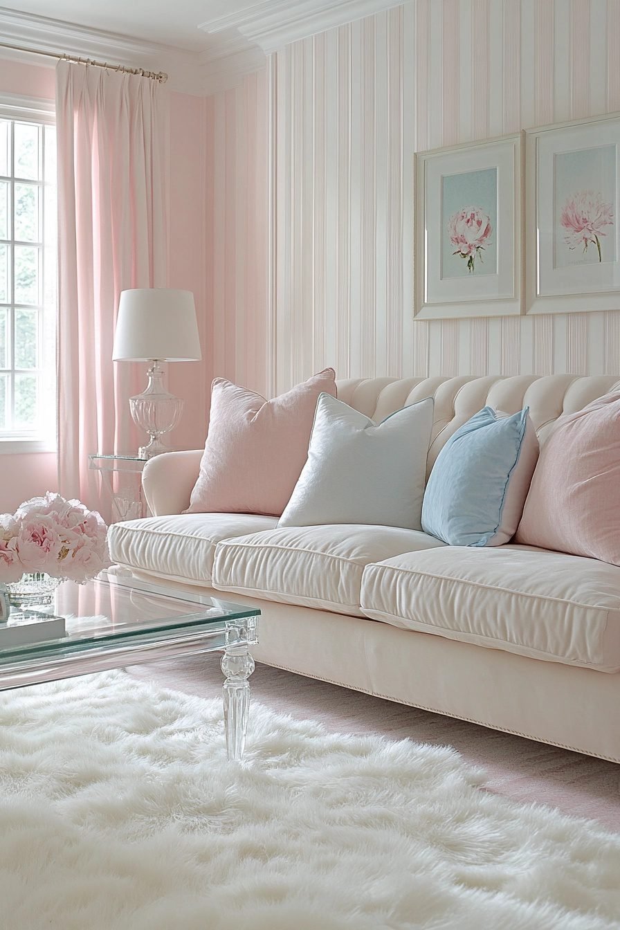 29 Pink Living Room Ideas For A Soft And Feminine Touch - Courtneys World
