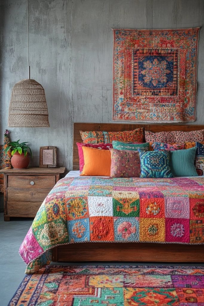Patchwork Paradise Bedroom