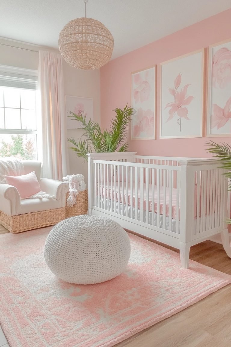 29 Pink Nursery Ideas To Make Your Baby’s Room Feel Magical - Courtneys ...