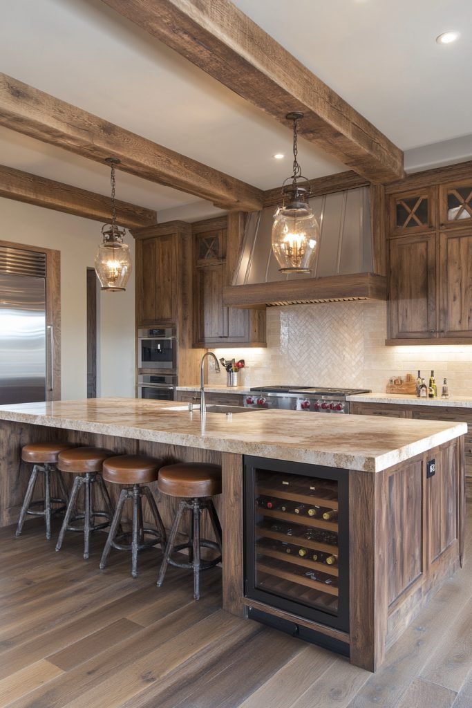 Refined Rustic Kitchen
