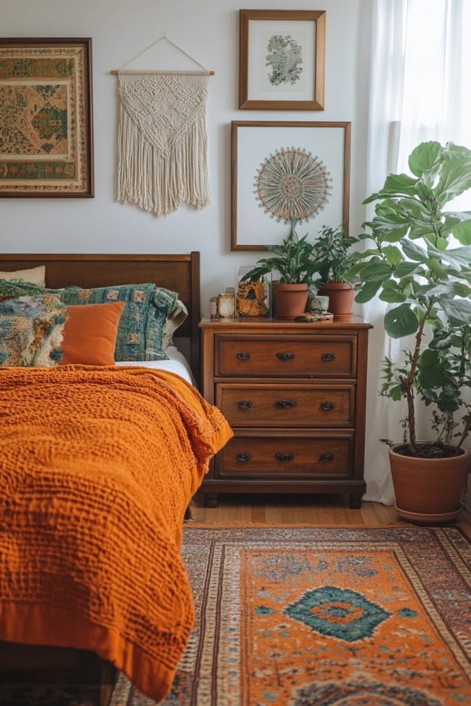 Retro Boho Blend Bedroom