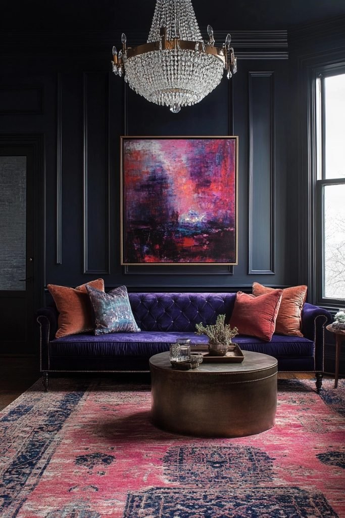 Retro Elegance Living Room