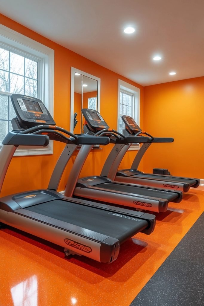 Retro Revival Fitness Room