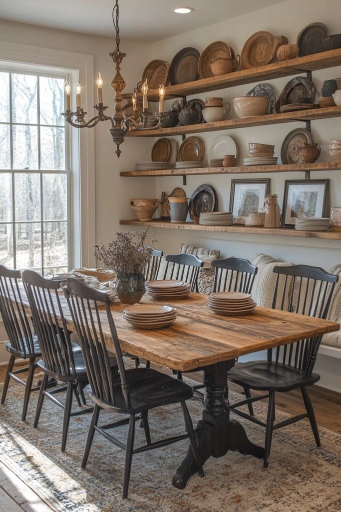 Rustic Charm Breakfast Nook