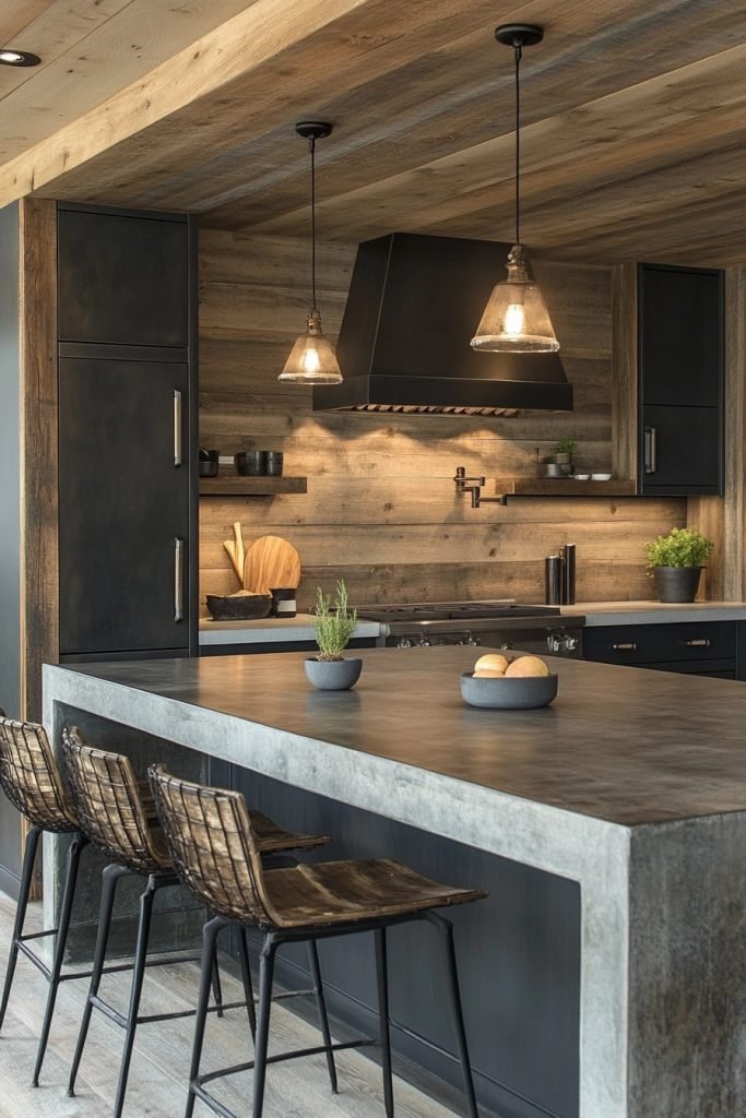 Rustic Edge Kitchen