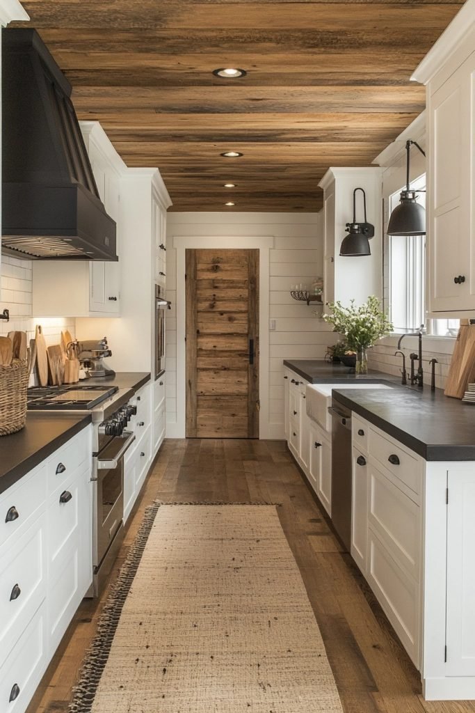 Rustic and Streamlined Kitchen