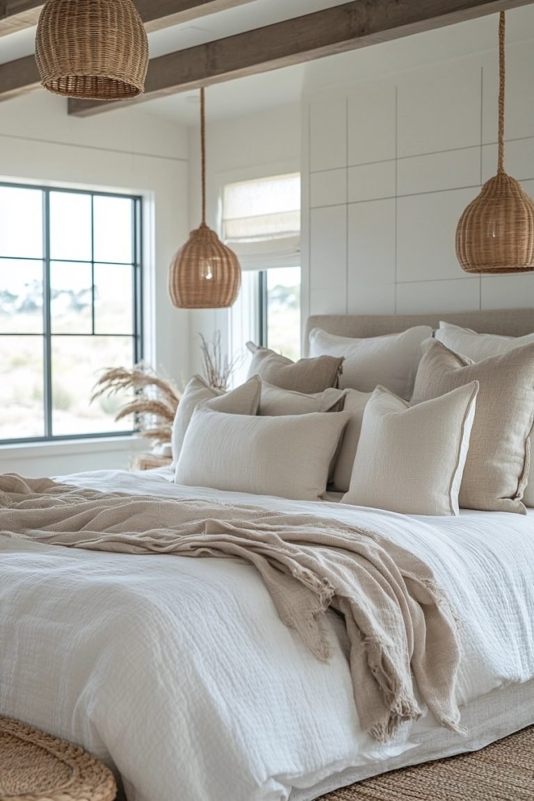 29 Coastal Farmhouse Bedroom Ideas For A Dreamy Seaside Retreat ...