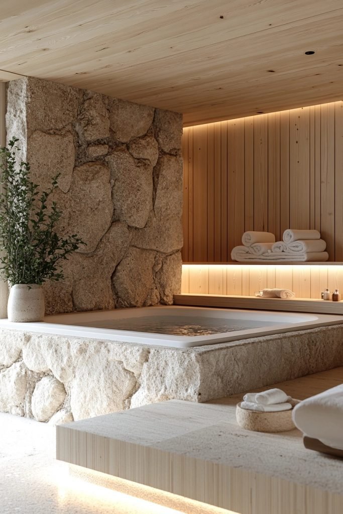 Scandinavian Spa Bathroom