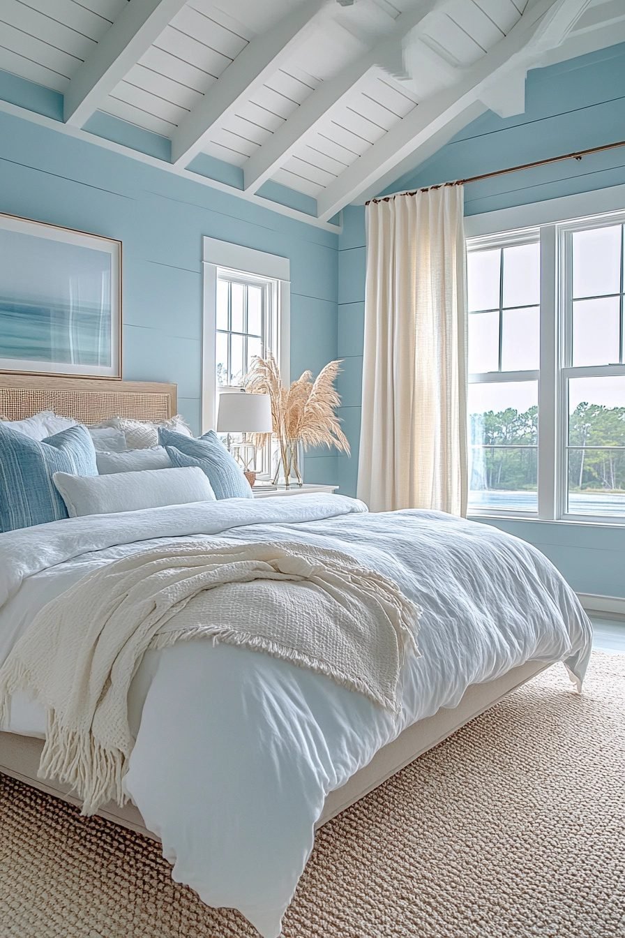 29 Coastal Farmhouse Bedroom Ideas For A Dreamy Seaside Retreat ...