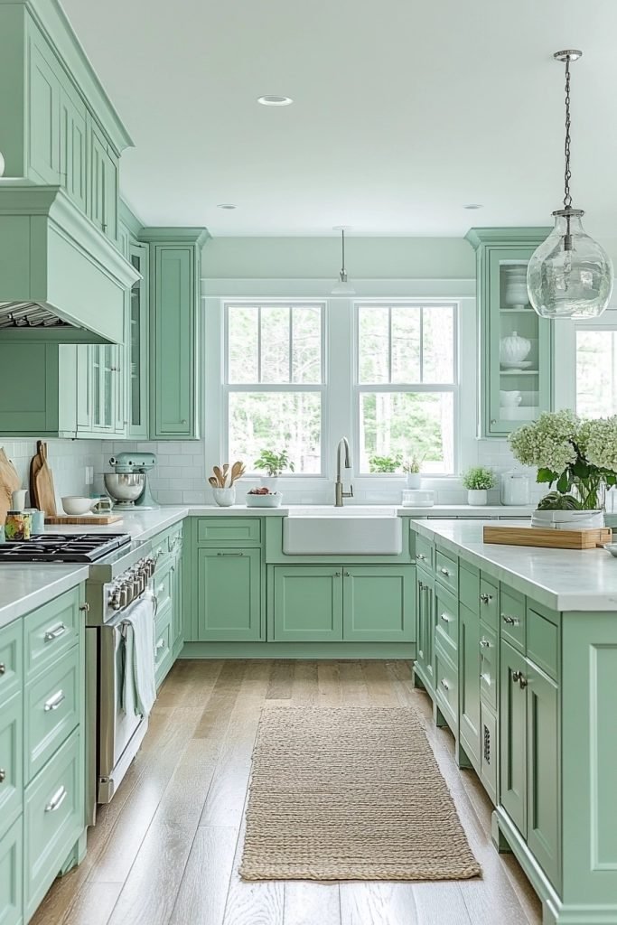 Seafoam Green Spaces