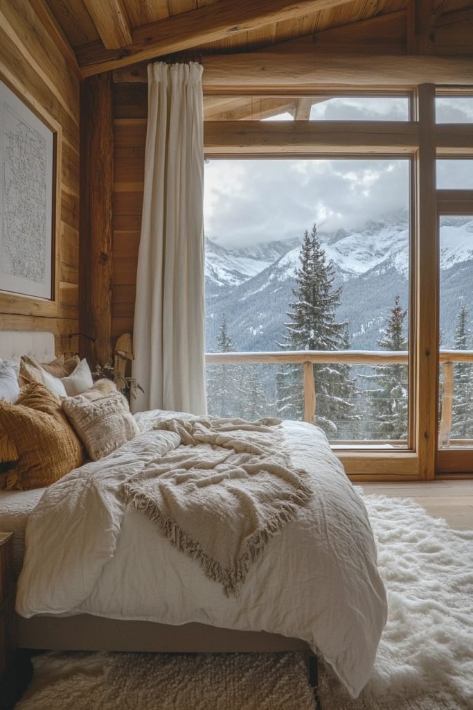 Serene Mountain View Bedroom