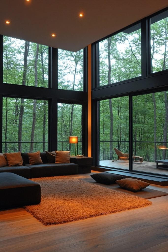 Sleek Forest Cabin