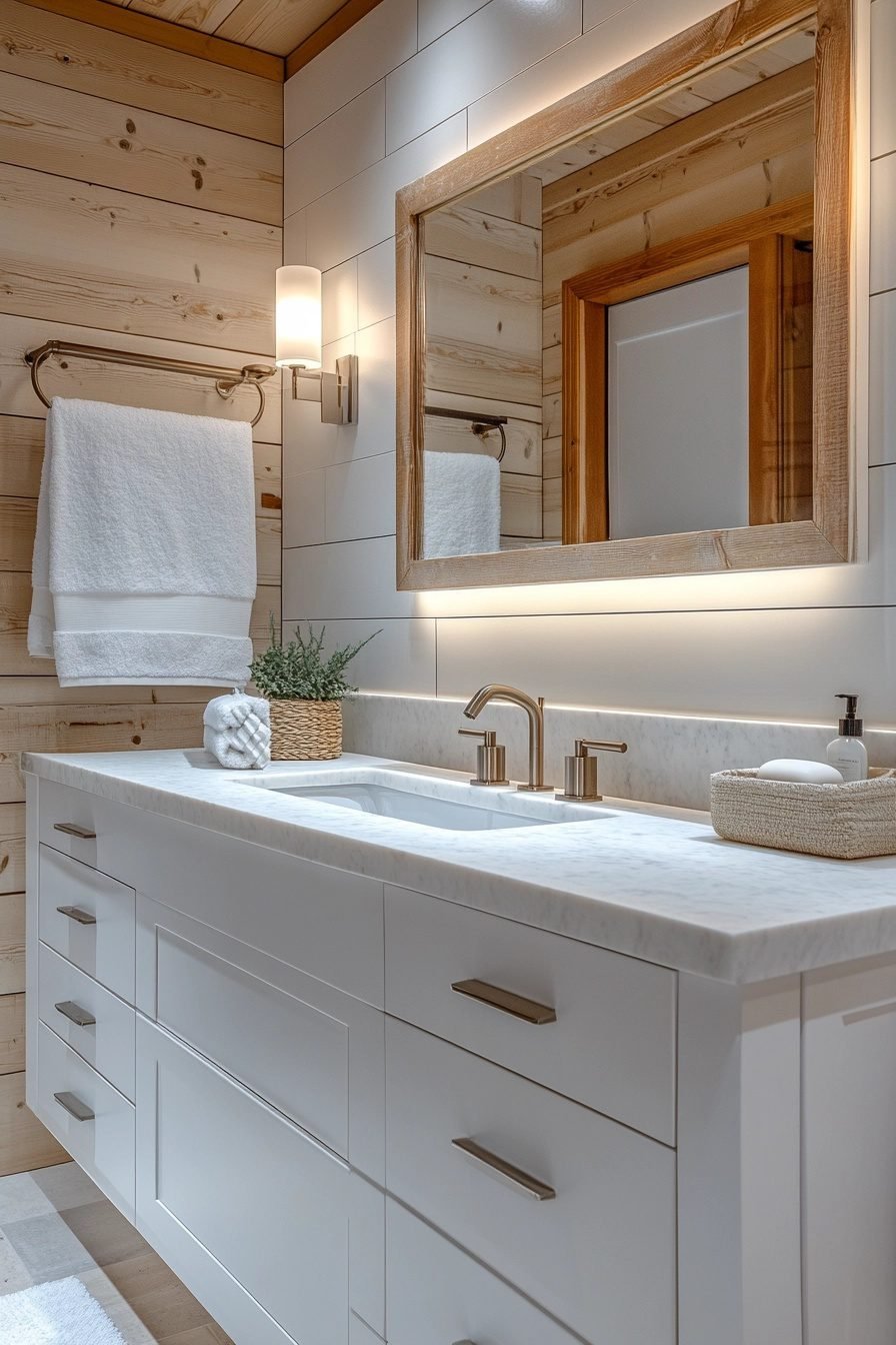 29 Small Cabin Bathroom Ideas For A Rustic-Chic Look - Courtneys World