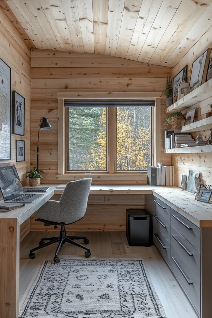 Sleek Scandinavian Home Office