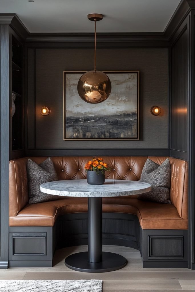 Sleek and Stylish Breakfast Area