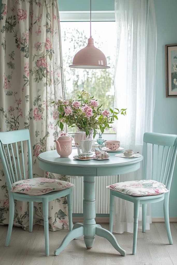 Soft Pastel Breakfast Corner