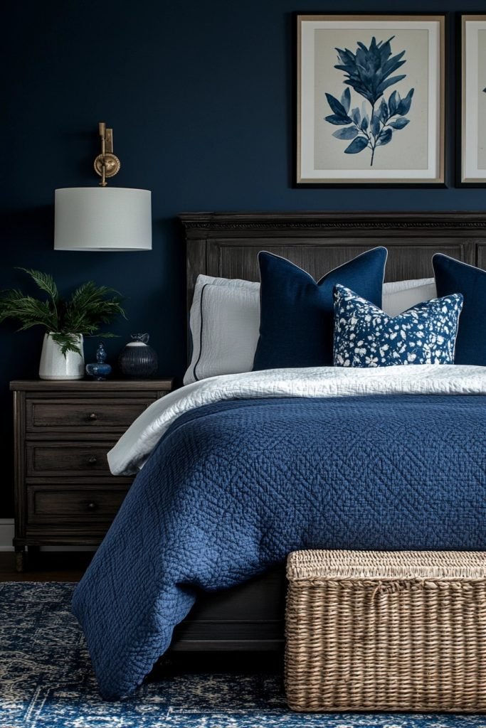 Sophisticated Navy Boho Retreat