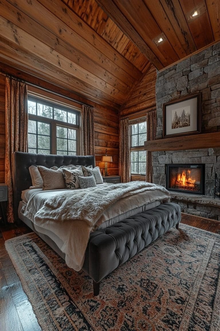 29 Small Cabin Interior Bedroom Ideas That Blend Comfort With Charm ...