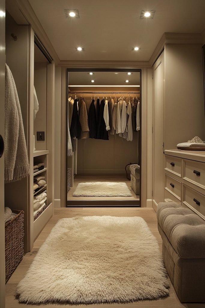 Space-Enhancing Closet Mirrors