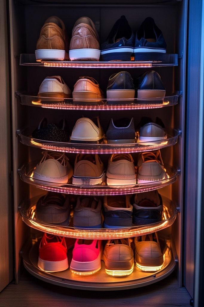 Space-Saving Shoe Storage