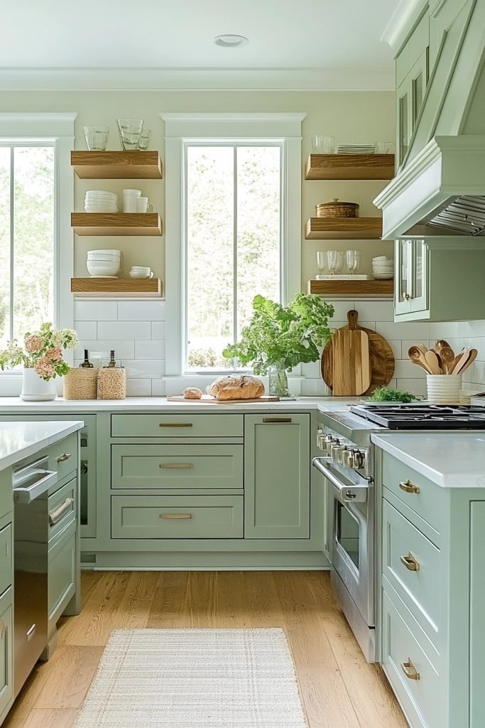 Spring Green Simplicity Kitchen