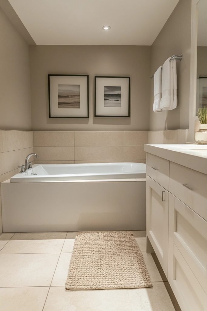 Streamlined Loft Bathroom