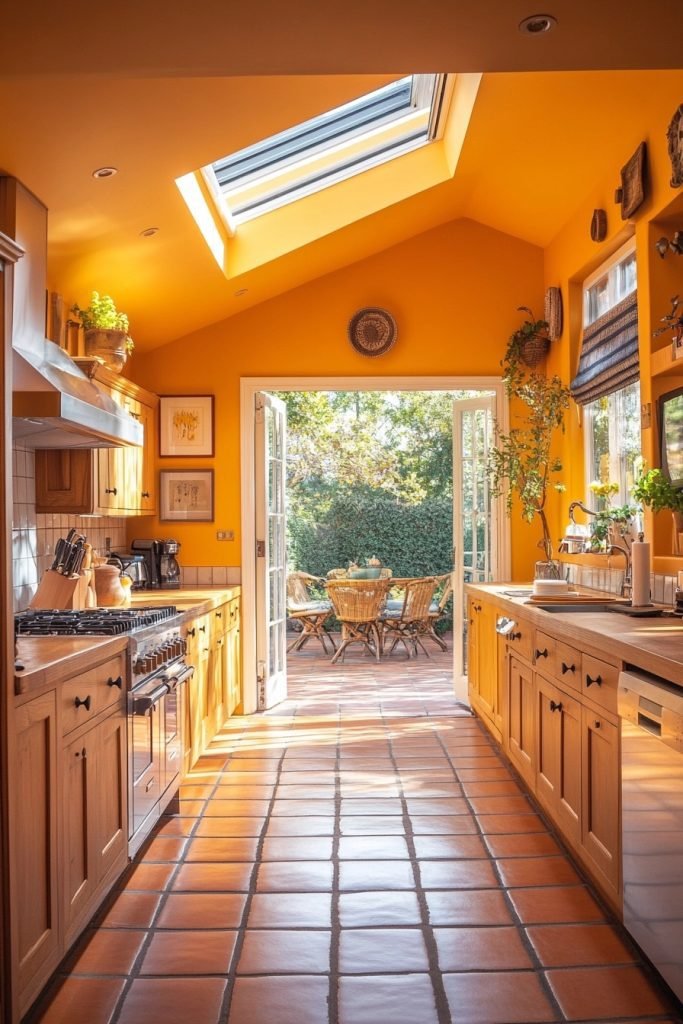 Sun-Kissed Earth Kitchen