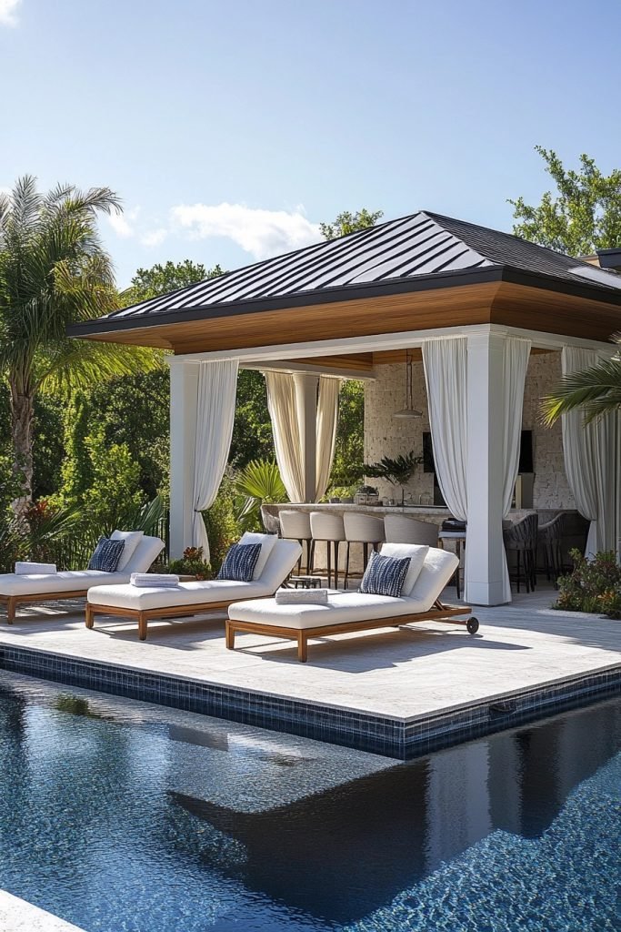 Sun-Soaked Poolside Perches