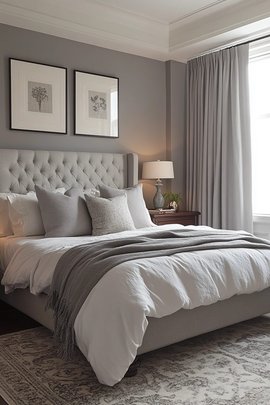 29 Gray Boho Bedroom Ideas That Combine Minimalism With Boho Charm ...