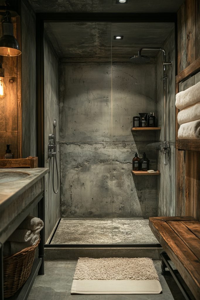 Urban Steel Loft Bathroom