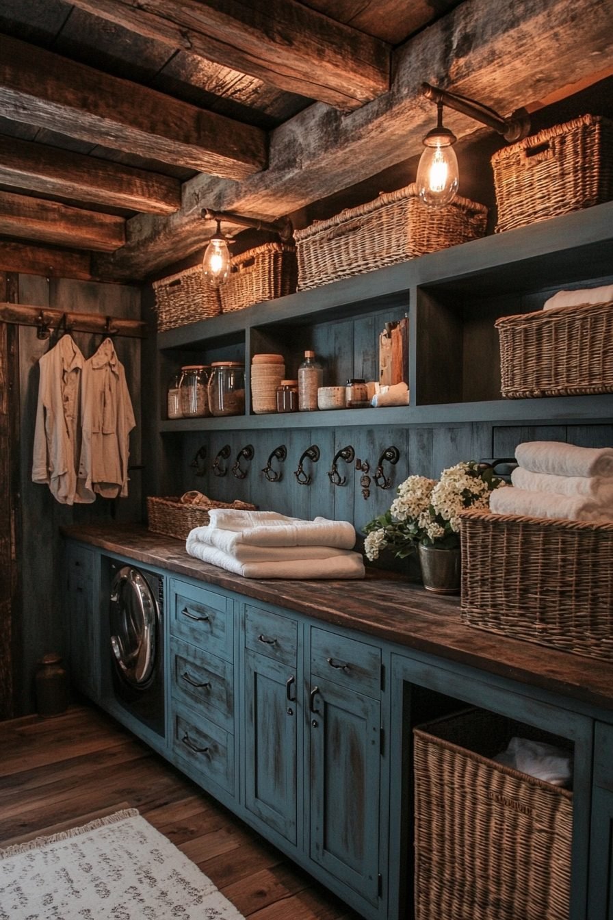 29 Western Gothic Laundry Room Ideas For A Dramatically Stylish Spin ...