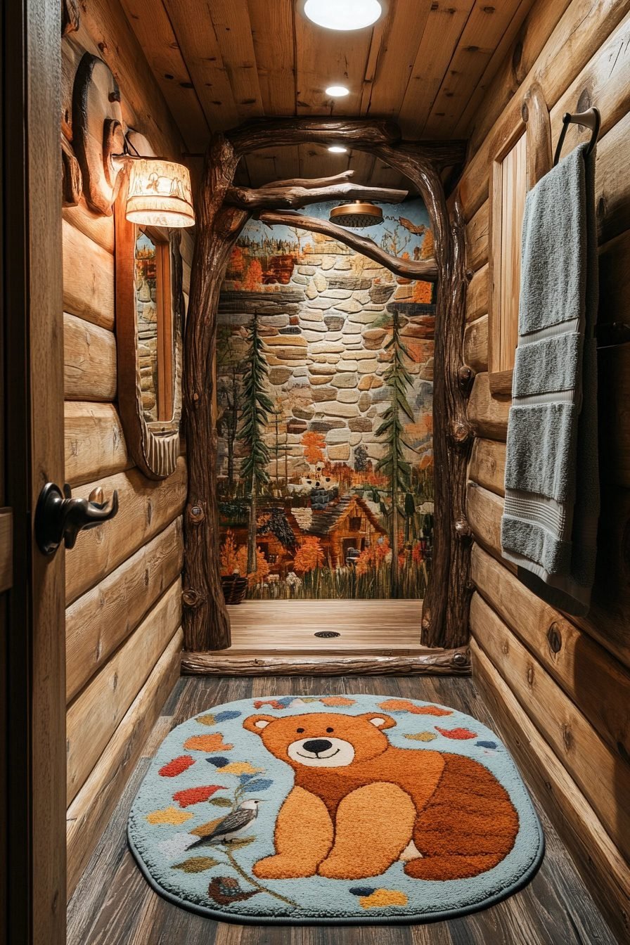 29 Small Log Cabin Interior Bathroom Ideas For A Perfectly Cozy Upgrade ...