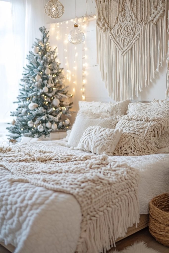 Winter Wonderland Boho Bedroom
