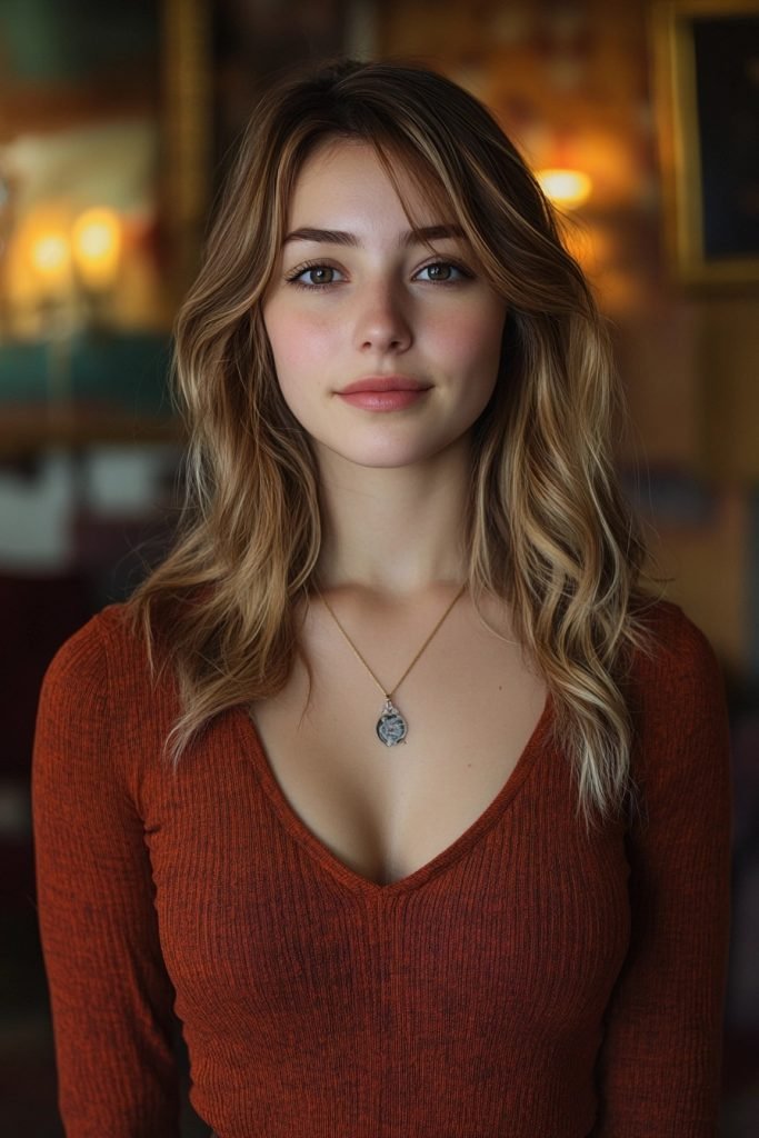 Wispy Layers with Curtain Bangs