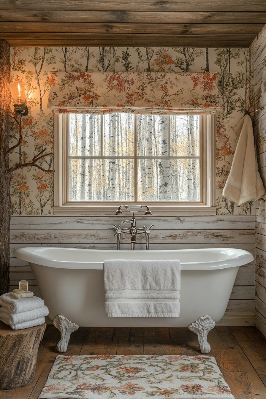 29 Small Log Cabin Interior Bathroom Ideas For A Perfectly Cozy Upgrade ...