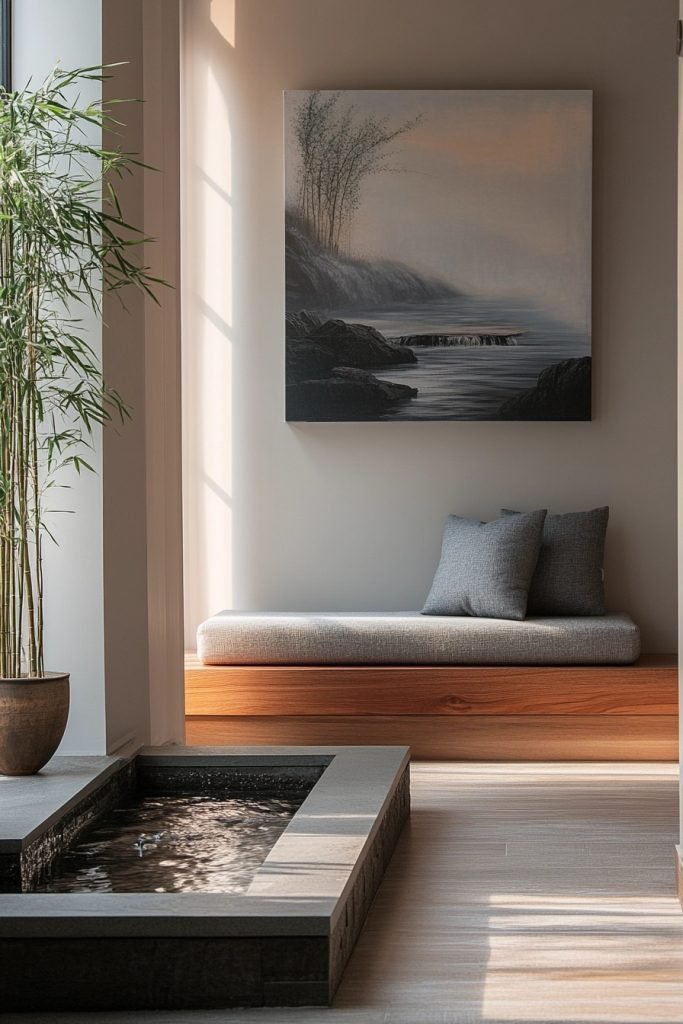 Zen-Inspired Entryway