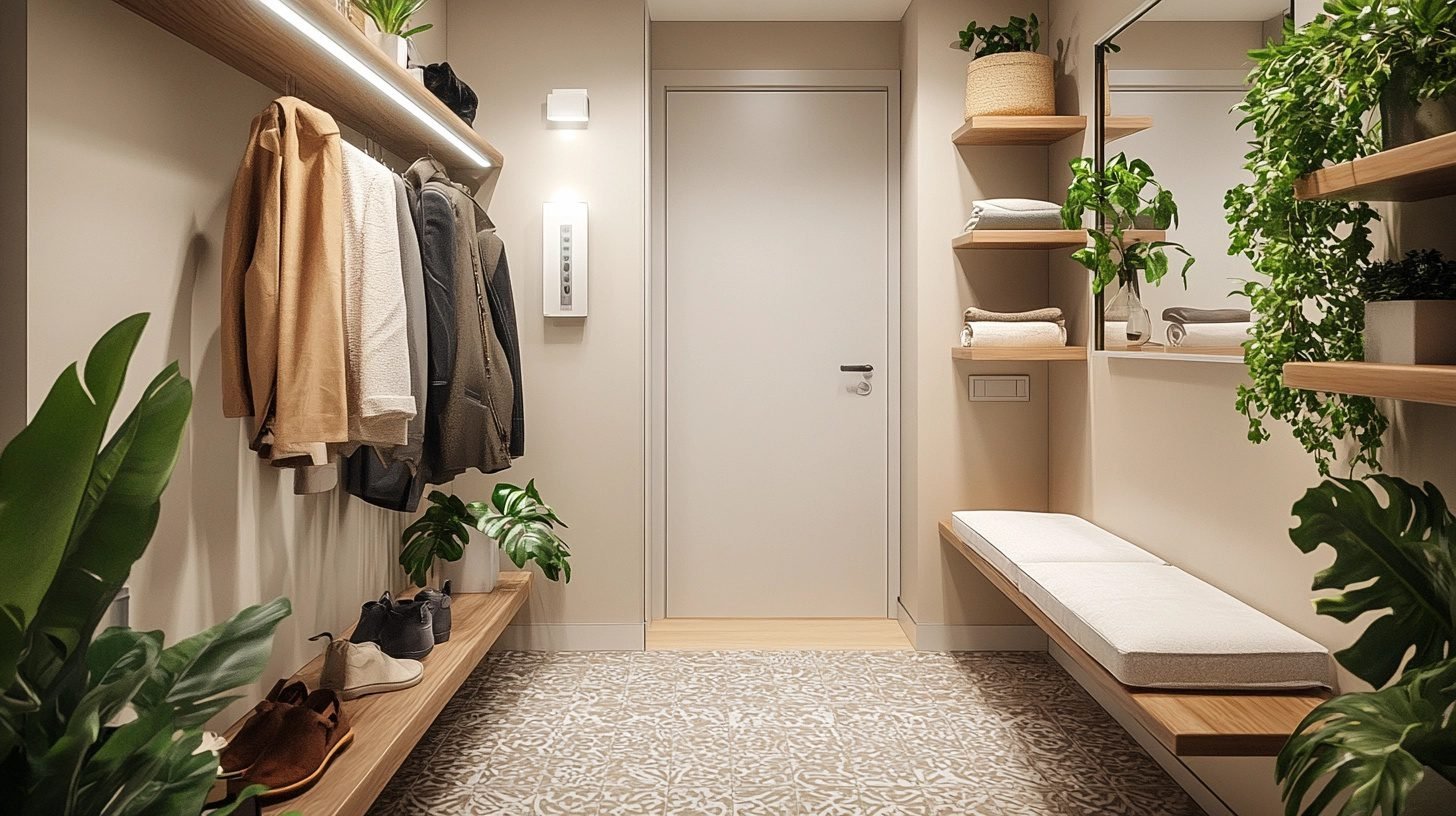 29 Tiny Apartment Entryway Ideas That Combine Function And Style