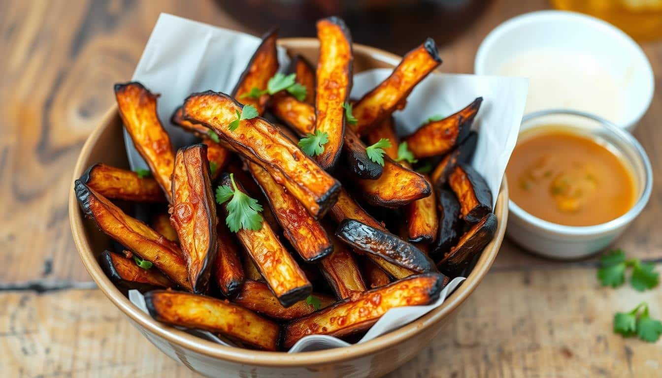 Crispy Air Fryer Eggplant Fries Easy & Delicious