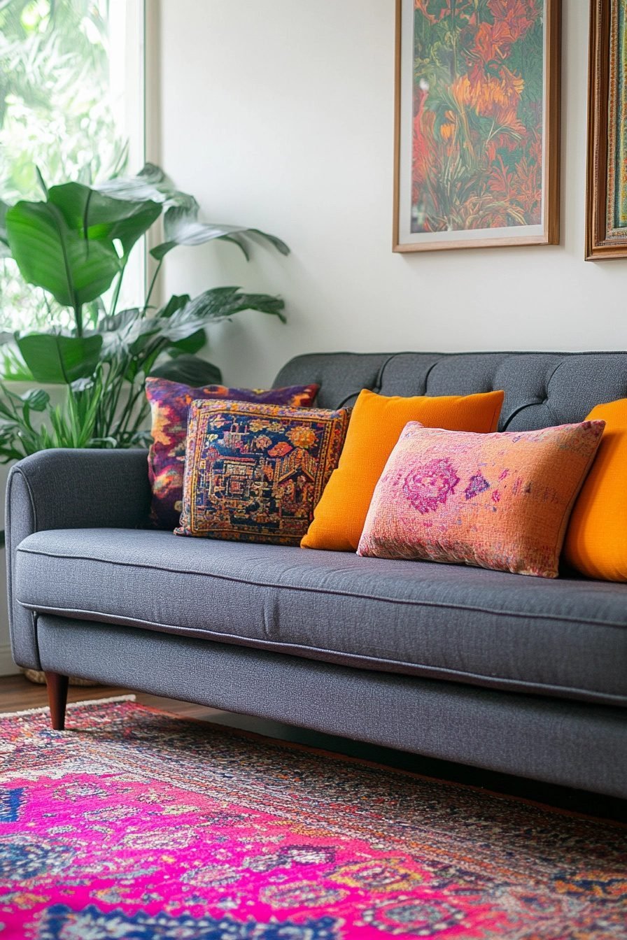 29 Grey Sofa Living Room Ideas To Pair With Bold Accents - Courtneys World