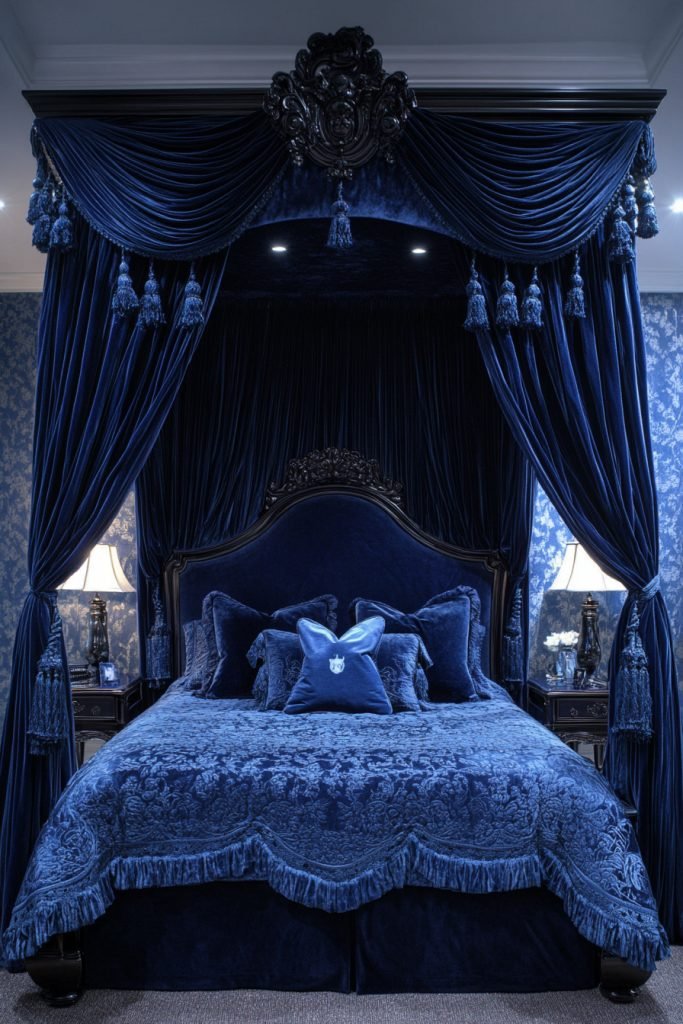 Blue Velvet Boudoir