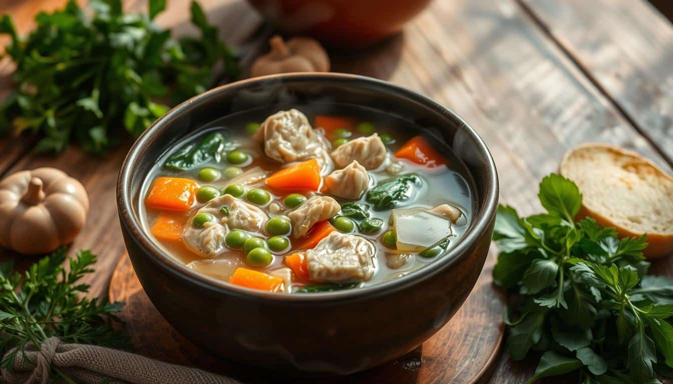 Hearty Chicken And Vegetable Soup Recipe