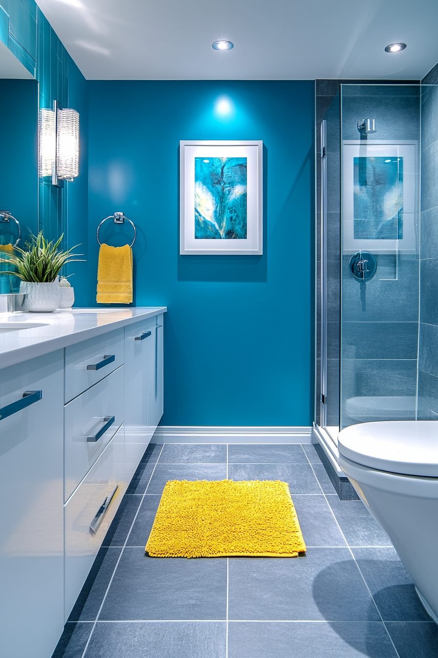 29 Blue Bathroom Decor Ideas For A Fresh And Modern Look - Courtneys World