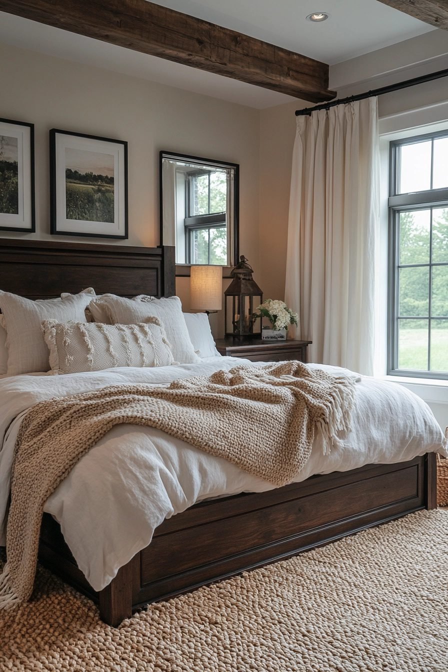 29 Rustic Farmhouse Bedroom Ideas For A Modern Twist On Country Style ...