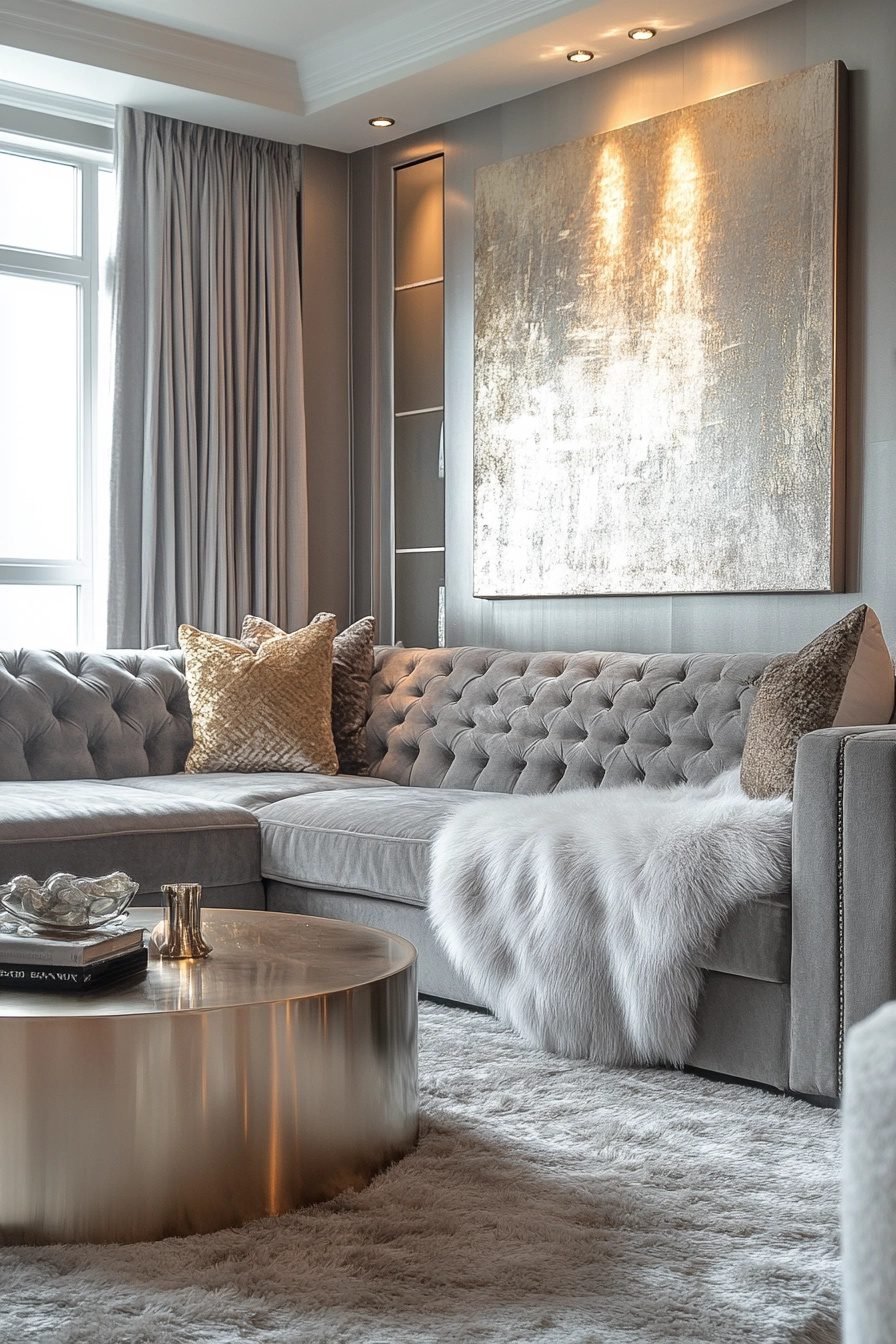 29 Grey Sofa Living Room Ideas To Pair With Bold Accents - Courtneys World