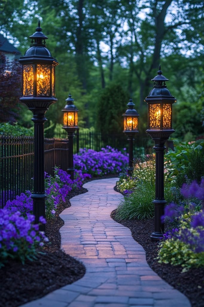 Gilded Age Outdoor Lighting